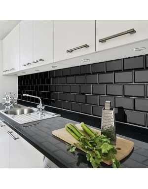 Πλακάκι METRO BIZOUTE Black KARAG 10x20cm