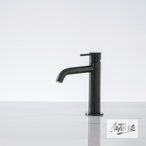 ΜΠΑΤ.ΝΙΠΤ+ΒΑΛΒ.CLIC-CLAC ELLE316 PVD BLACK BRUSHED