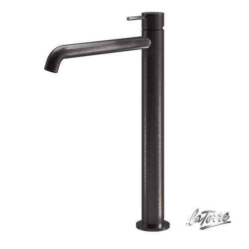 ΜΠΑΤ.ΝΙΠΤ.ΥΨΗΛΗ+ΒΑΛΒ.CLIC-CLAC ELLE316 PVD BLACK BRUSHED