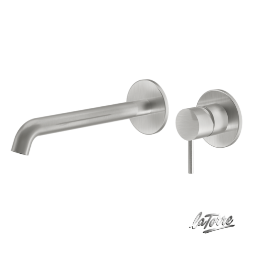 ΜΠΑΤ.ΝΙΠΤ.ΤΟΙΧΟΥ ELLE 316 LA TORRE BRUSHED INOX