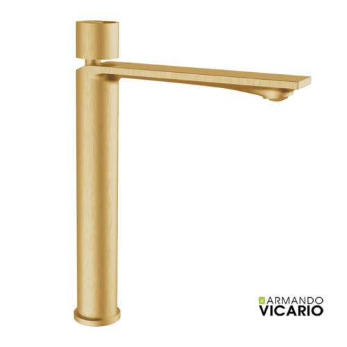 ΜΠΑΤ.ΝΙΠΤ. ΥΨΗΛΗ ΜΕ ΒΑΛΒ.CLIC-CLAC HALO VICARIO BRUSHED GOLD