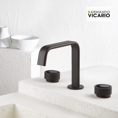 ΜΠΑΤ.ΝΙΠΤ.3 ΟΠΩΝ ΜΕ ΒΑΛΒ.CLIC-CLAC HALO VICARIO BLACK MATT