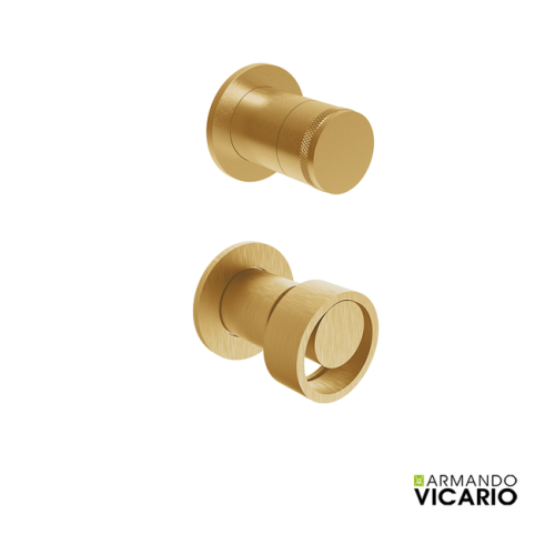 ΜΙΚΤ. ΕΝΤΟΙΧ. ΜΕ ΕΚΤΡΟΠΕΑ 2 ΕΞΟΔΩΝ HALO VICARIO GOLD BRUSHED