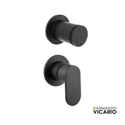 ΜΙΚΤ. ΕΝΤΟΙΧ. ΜΕ ΕΚΤΡΟΠΕΑ 2 ΕΞΟΔΩΝ SLIM VICARIO BLACK MATT