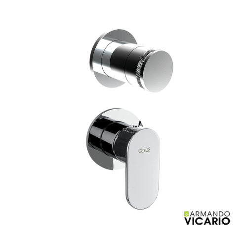 ΜΙΚΤ. ΕΝΤΟΙΧ. ΜΕ ΕΚΤΡΟΠΕΑ 2 ΕΞΟΔΩΝ SLIM VICARIO CHROME