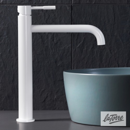 ΜΠΑΤ.ΝΙΠΤ.ΥΨΗΛΗ+ΒΑΛΒ.CLIC-CLAC TECH LA TORRE WHITE MATT