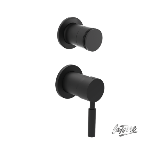 ΜΙΚΤ. ΕΝΤΟΙΧ. ΜΕ ΕΚΤΡΟΠΕΑ 2 ΕΞΟΔΩΝ TECH LA TORRE BLACK MATT