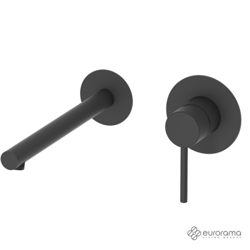 ΜΠΑΤΑΡΙΑ ΝΙΠΤΗΡΟΣ ΤΟΙΧΟΥ TONDA EURORAMA BLACK MATT